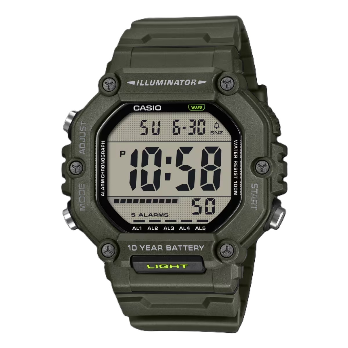 Casio CASIO SPORT COLLECTION Mod. OVERSIZE 10 YEARS BATTERY - GREEN